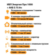 ИБП Энергия Про 1000 + Аккумулятор S 75 Ач - 12В (700Вт - 59мин) - ИБП и АКБ - ИБП для котлов - Магазин электрооборудования для дома ТурбоВольт